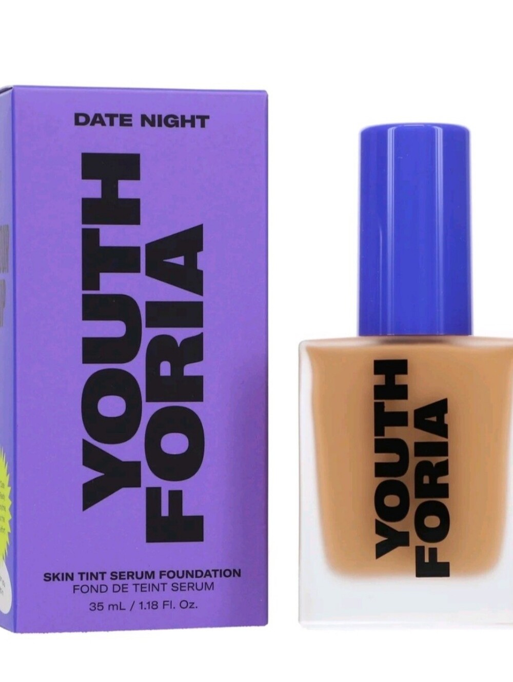 Youthforia Date Night Skin Tint Serum Foundation 315 (Light Medium to Medium